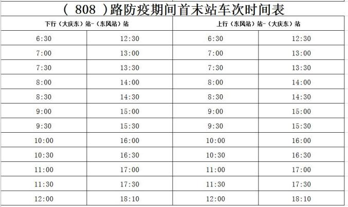 金枫线路最新运行时间表